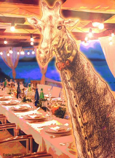 Giraffe at Dining Room