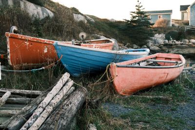 Three Rowboats