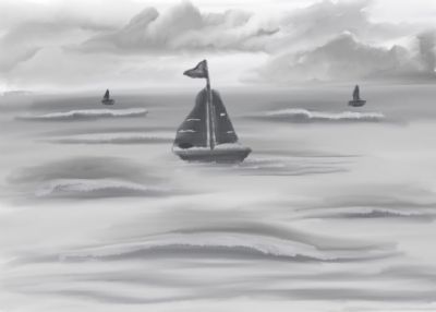 Sailing in Grey