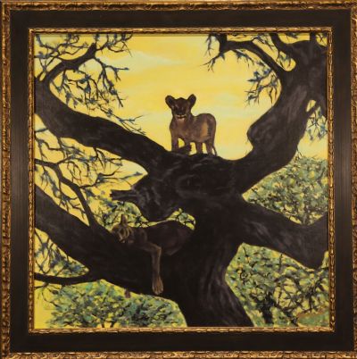 Leopards on Tree